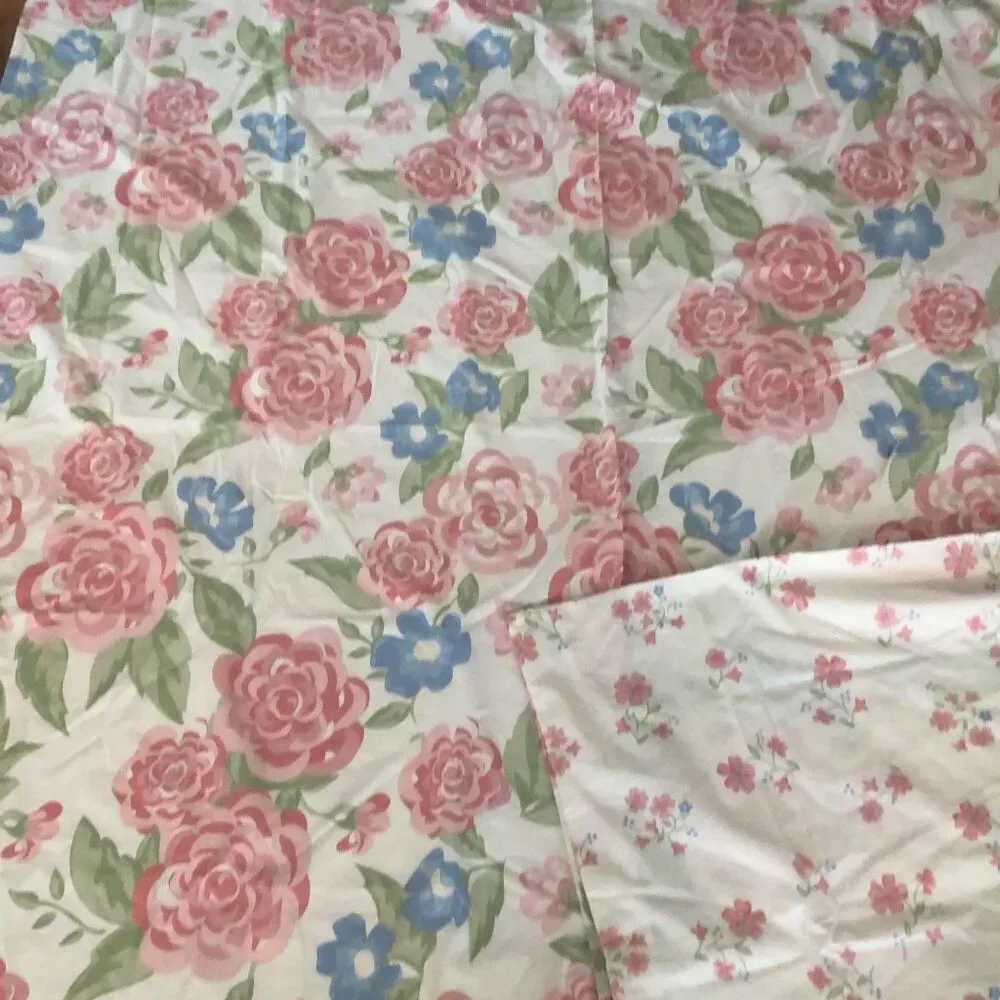 NEW Pottery Barn Kids Floral reversible, 100% cotton, twin duvet cover